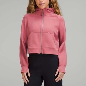 Lululemon scuba oversized full zip - brier rose